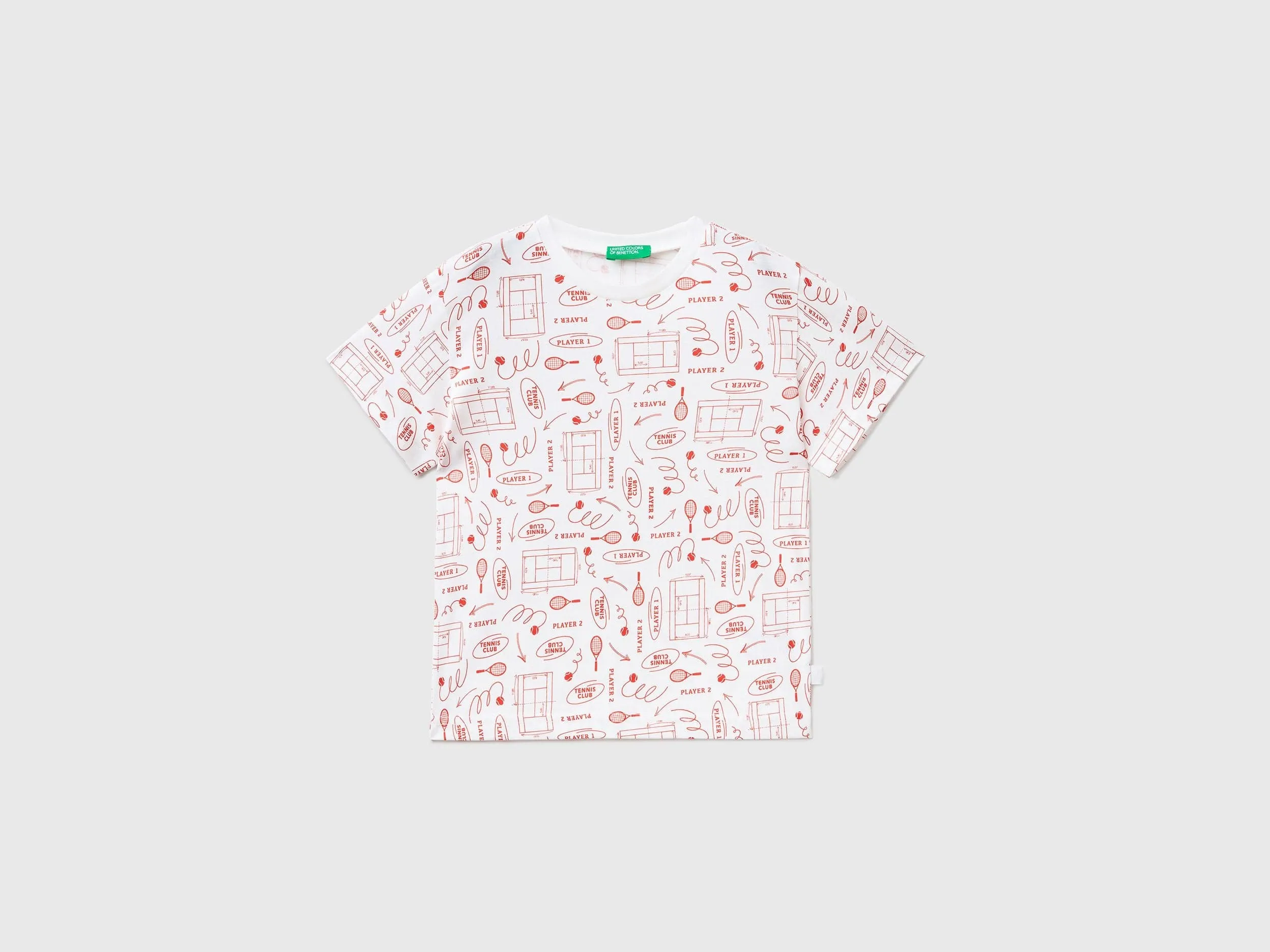 100% cotton patterned t-shirt