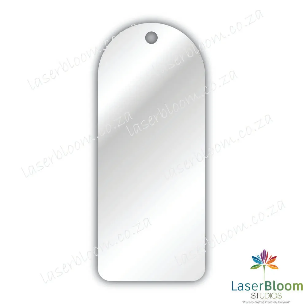 Acrylic Blank Arch Bookmarks- Select Your Thickness (1.5mm, 2mm, 3mm)