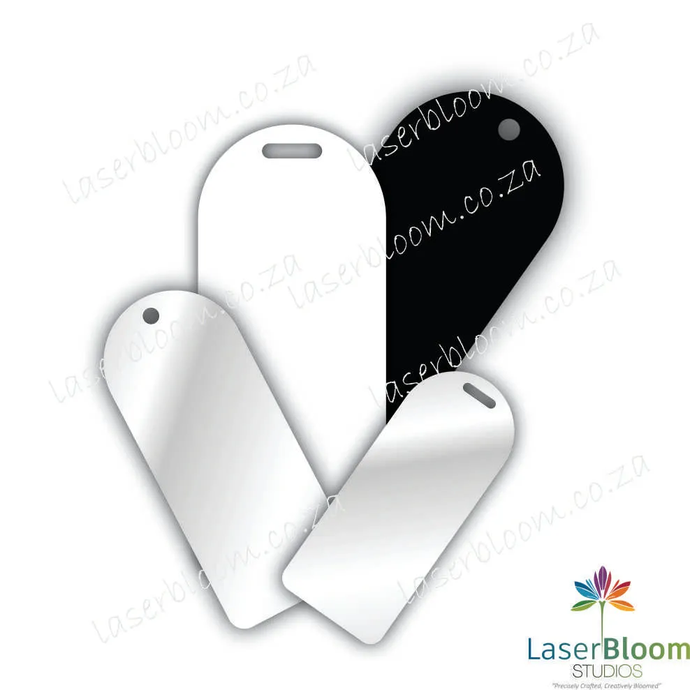 Acrylic Blank Arch Bookmarks- Select Your Thickness (1.5mm, 2mm, 3mm)