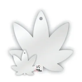 Acrylic Blank Clear Cannabis Leaf (Sizes) ~ 1.5mm