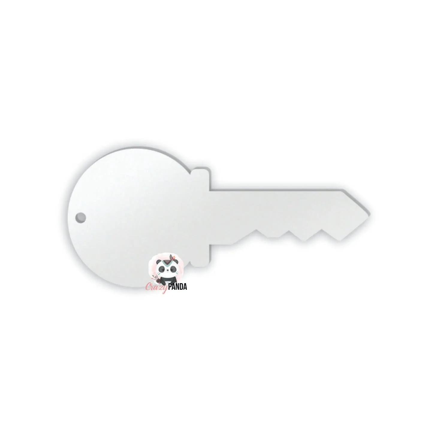 Acrylic Blank Clear Key (Sizes) {Recommended for Sublimation}