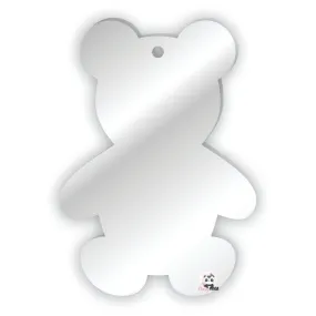 Acrylic Blank Clear Teddy bear 70x50x1.5mm