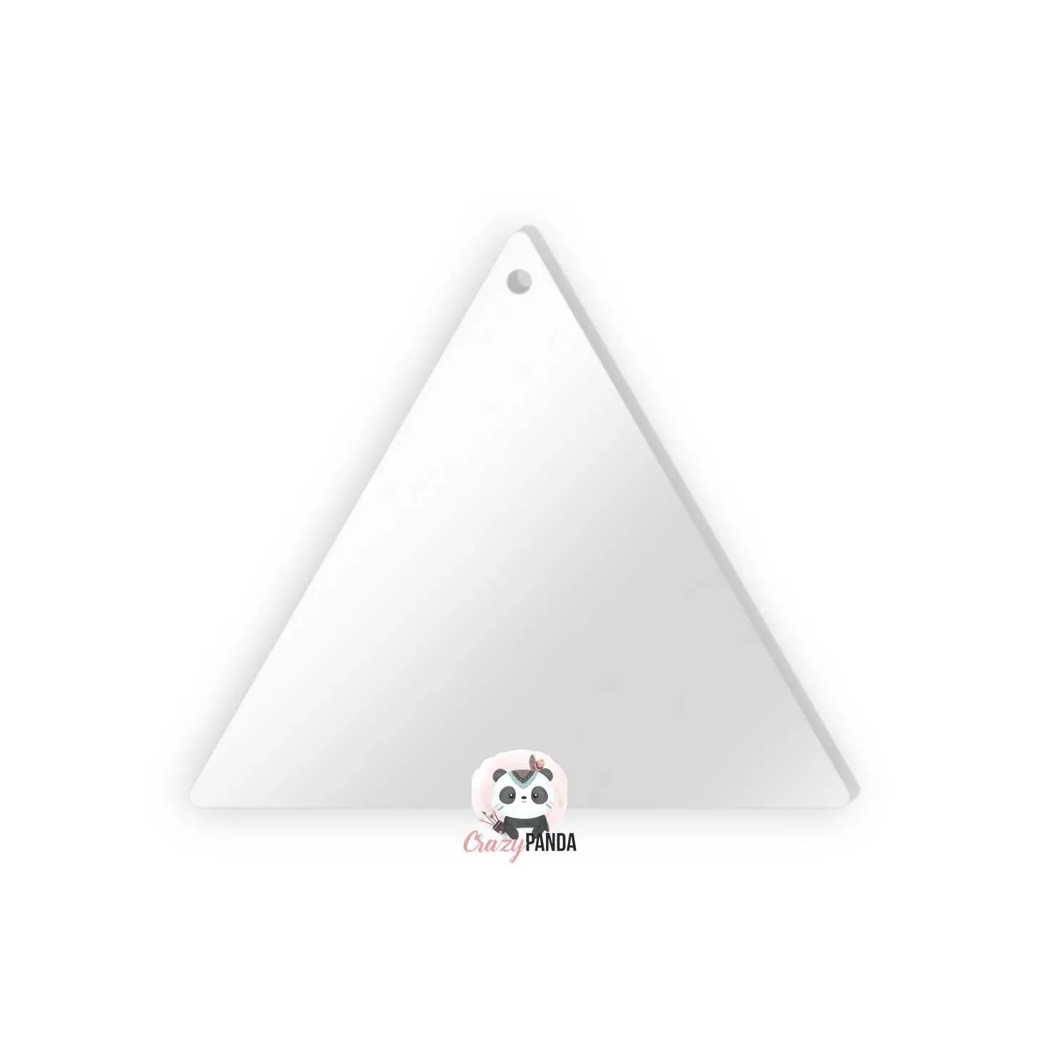 Acrylic Blank Clear Triangle (Sizes) {Recommended for Sublimation}