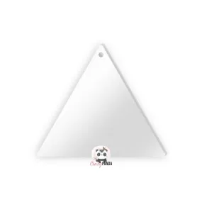 Acrylic Blank Clear Triangle (Sizes) {Recommended for Sublimation}