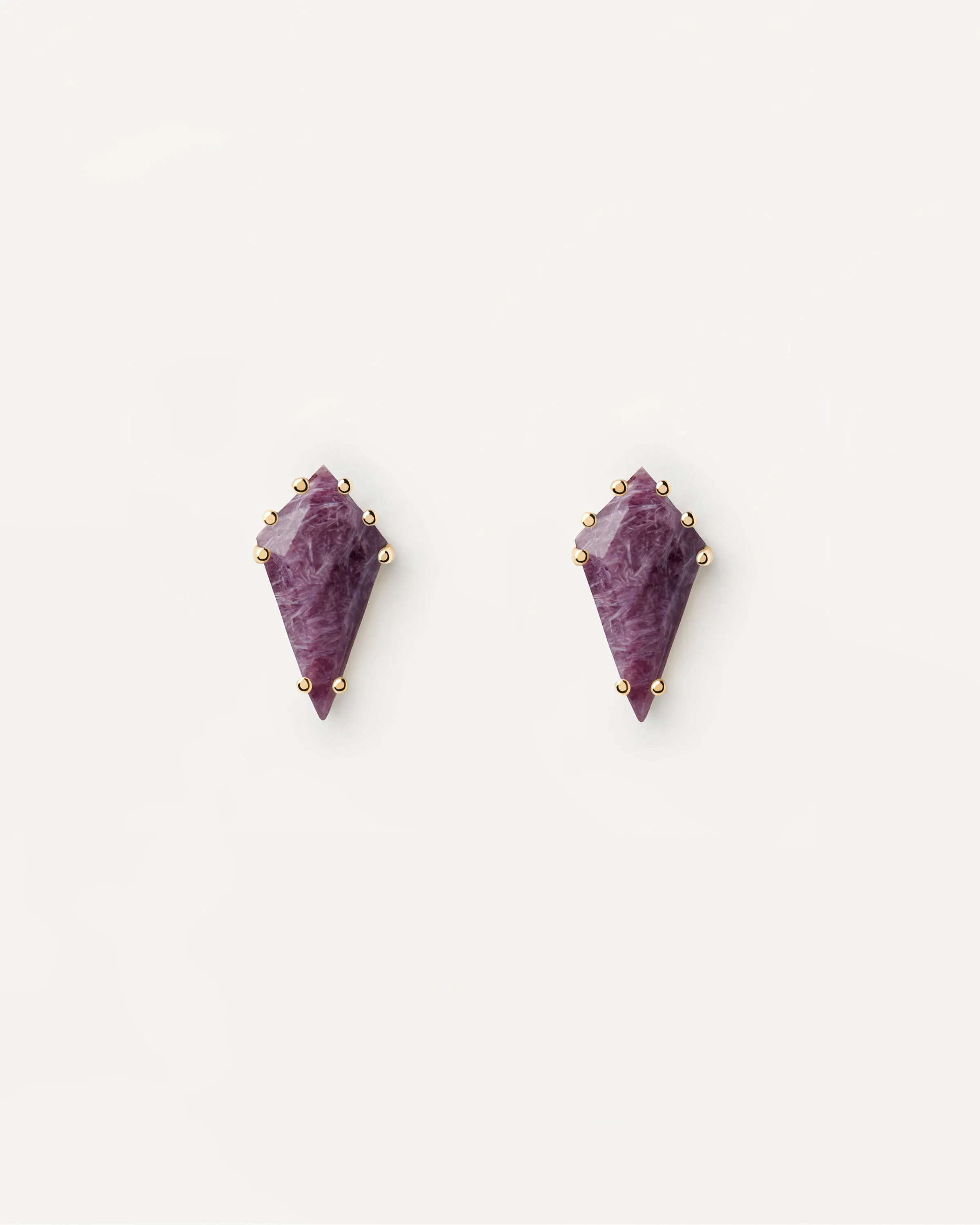 Akiro Charoite Single Earring