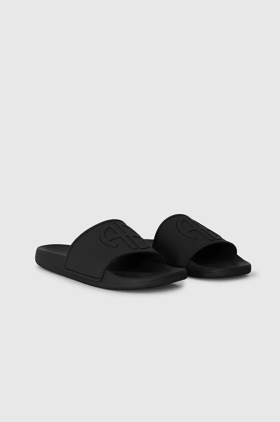 Anine Bing Isla Slides - Black