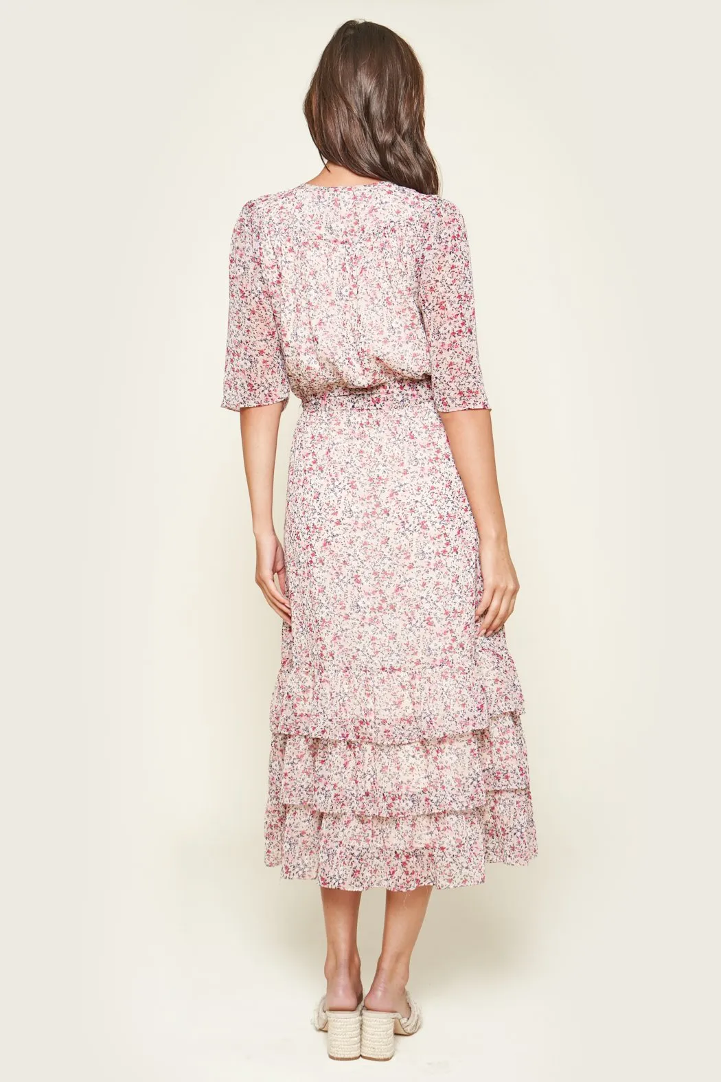 Arlene Floral Midi Dress