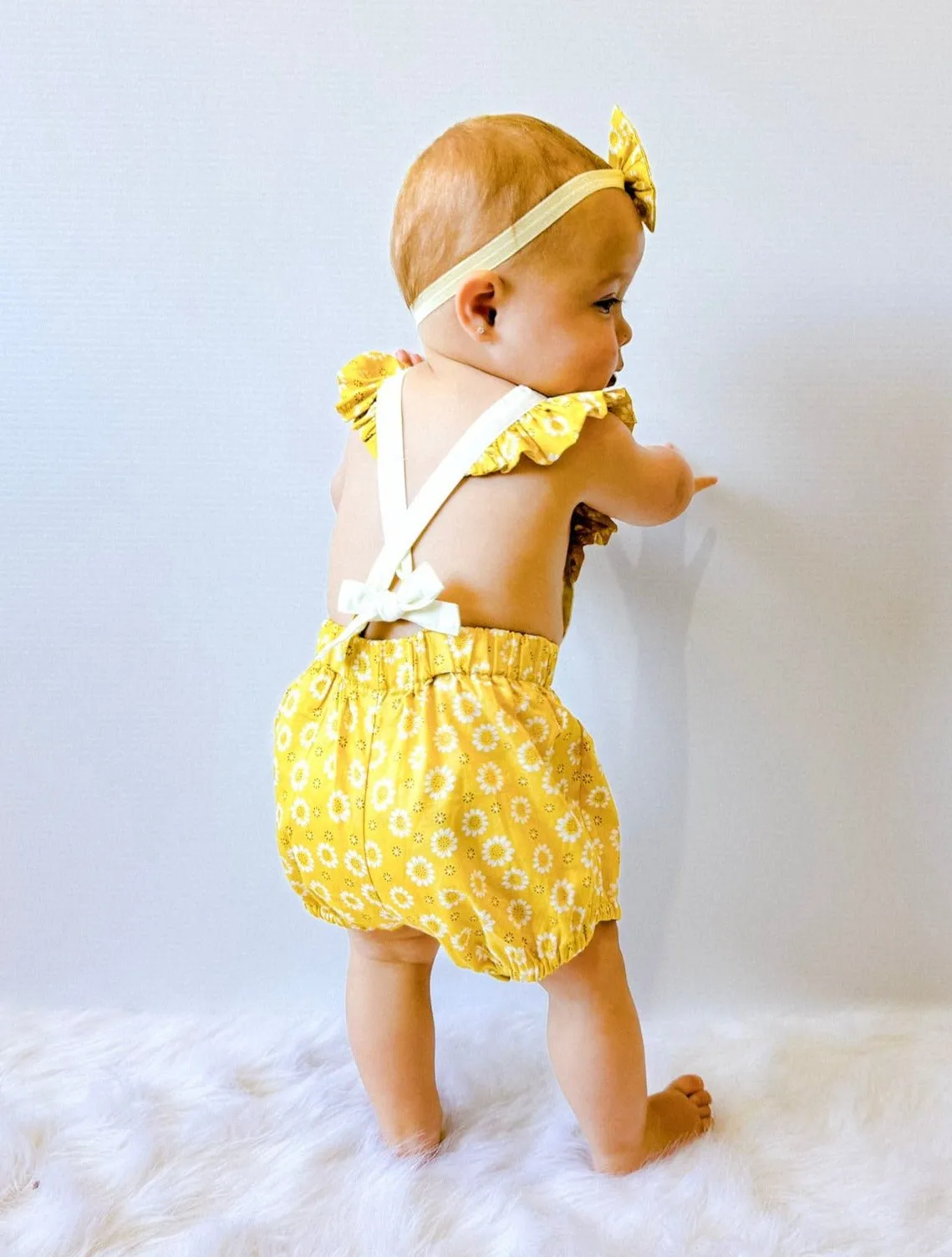 AUGUST BUTTON ROMPER