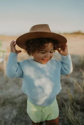 Azure Mini Knit Top