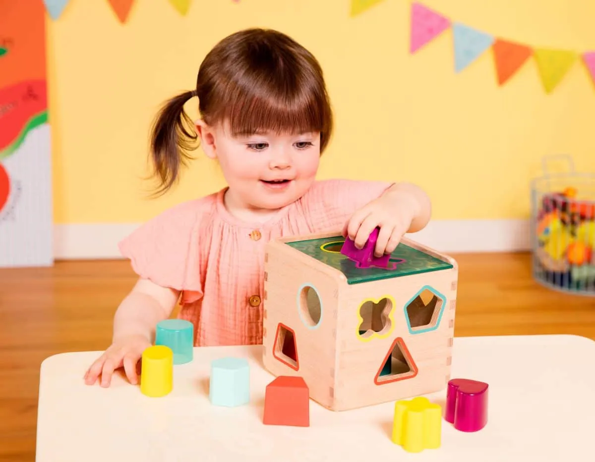 B. toys - Wooden Shape Sorter