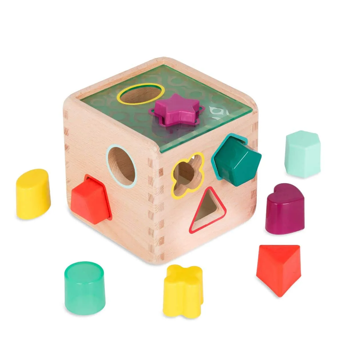 B. toys - Wooden Shape Sorter