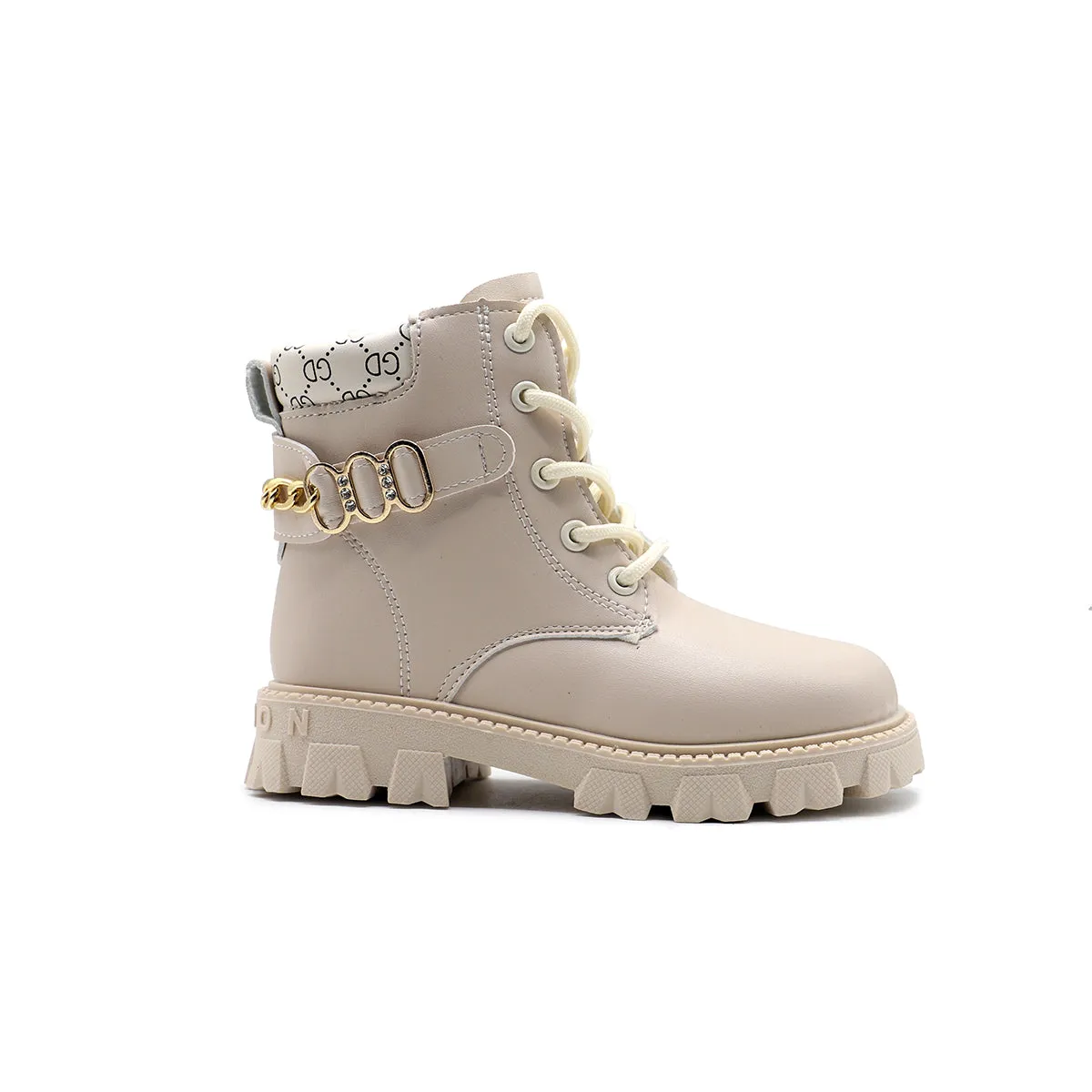 Beige Casual Boots G60017