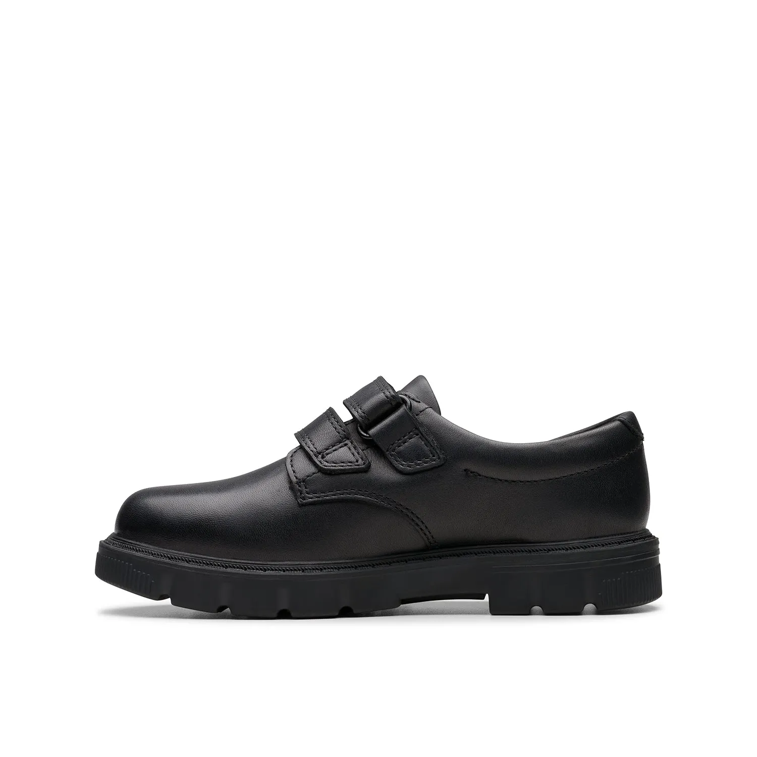 Boys - Lorcam Loop Kid Black Leather