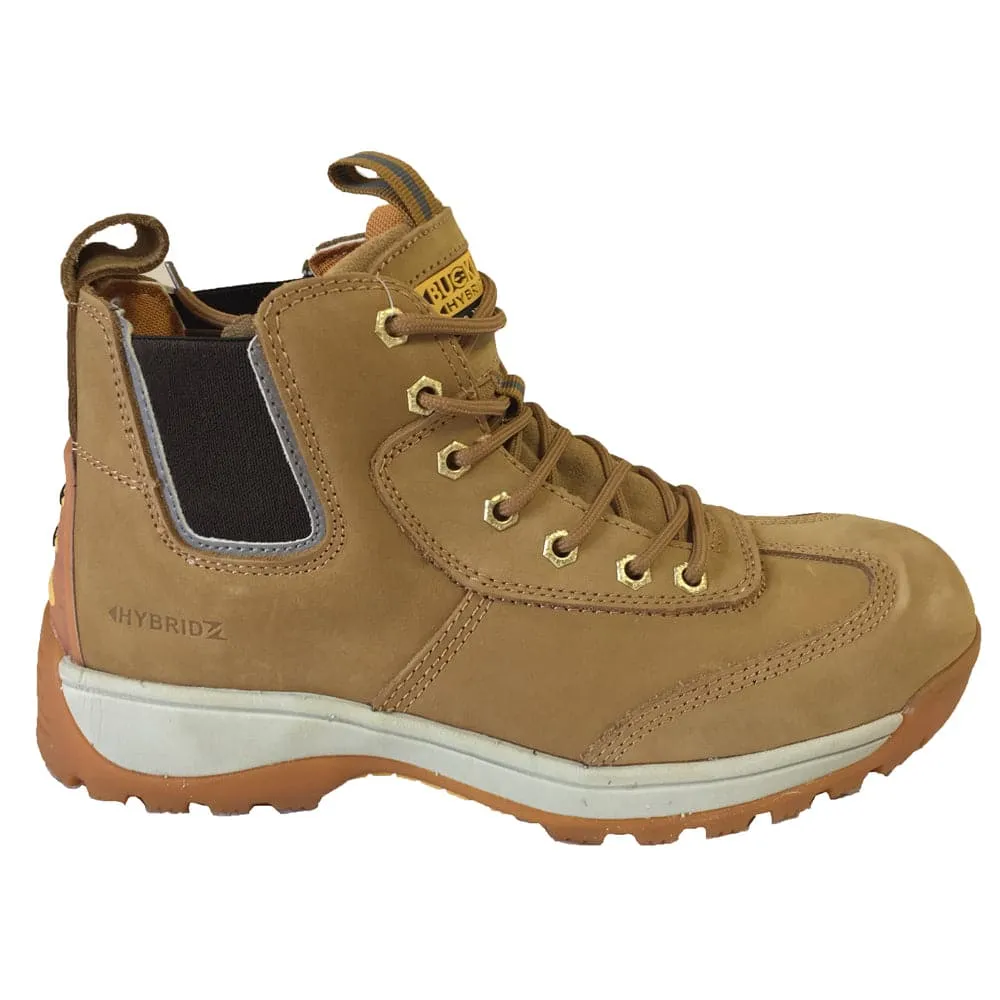 Buckler BHYB1 Hybridz Safety Lace/Dealer Work Boot - Honey / Black