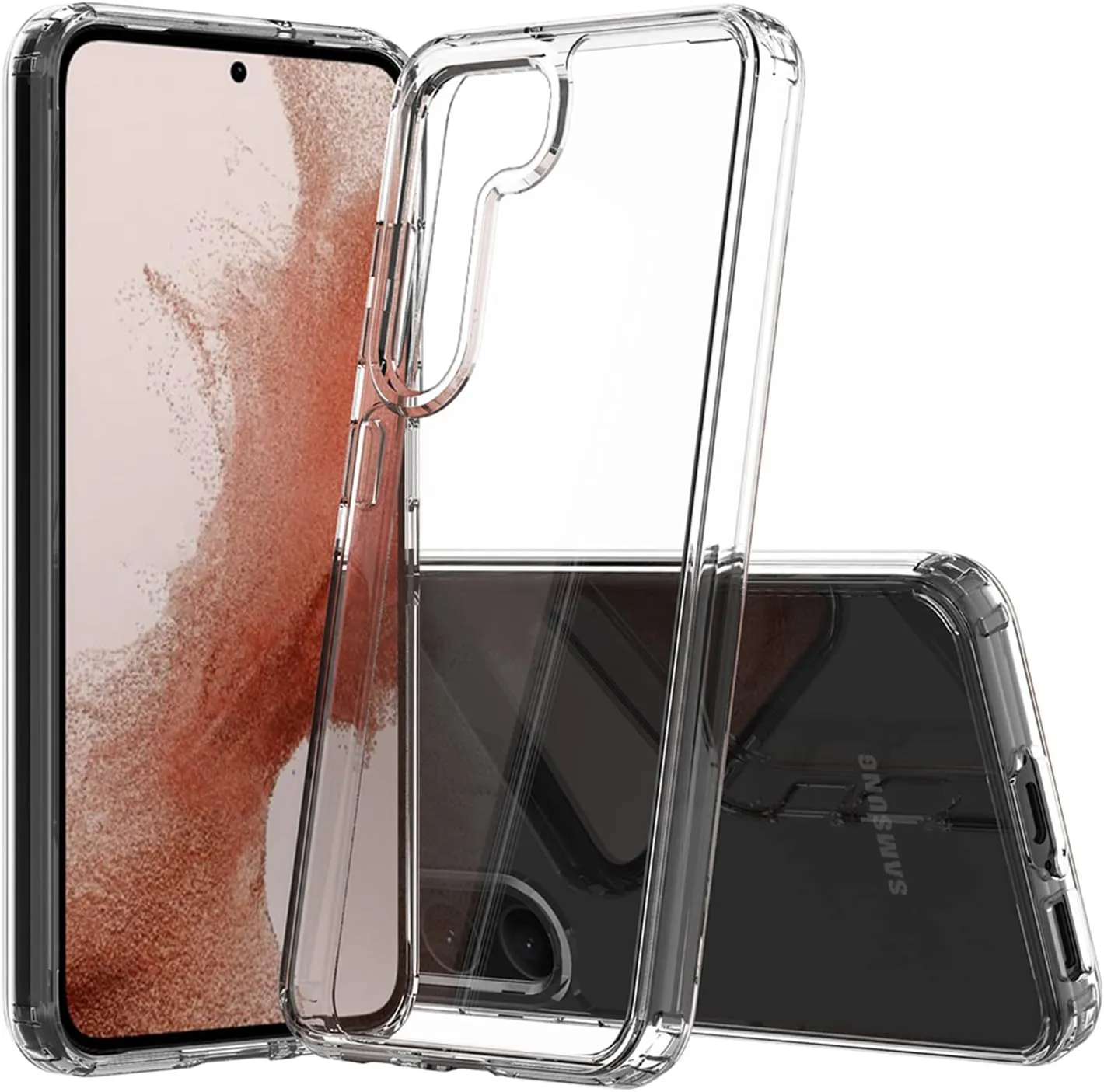 Bundle: Venture Series Case with Tempered Glass Screen and Camera Protector - Samsung Galaxy S23