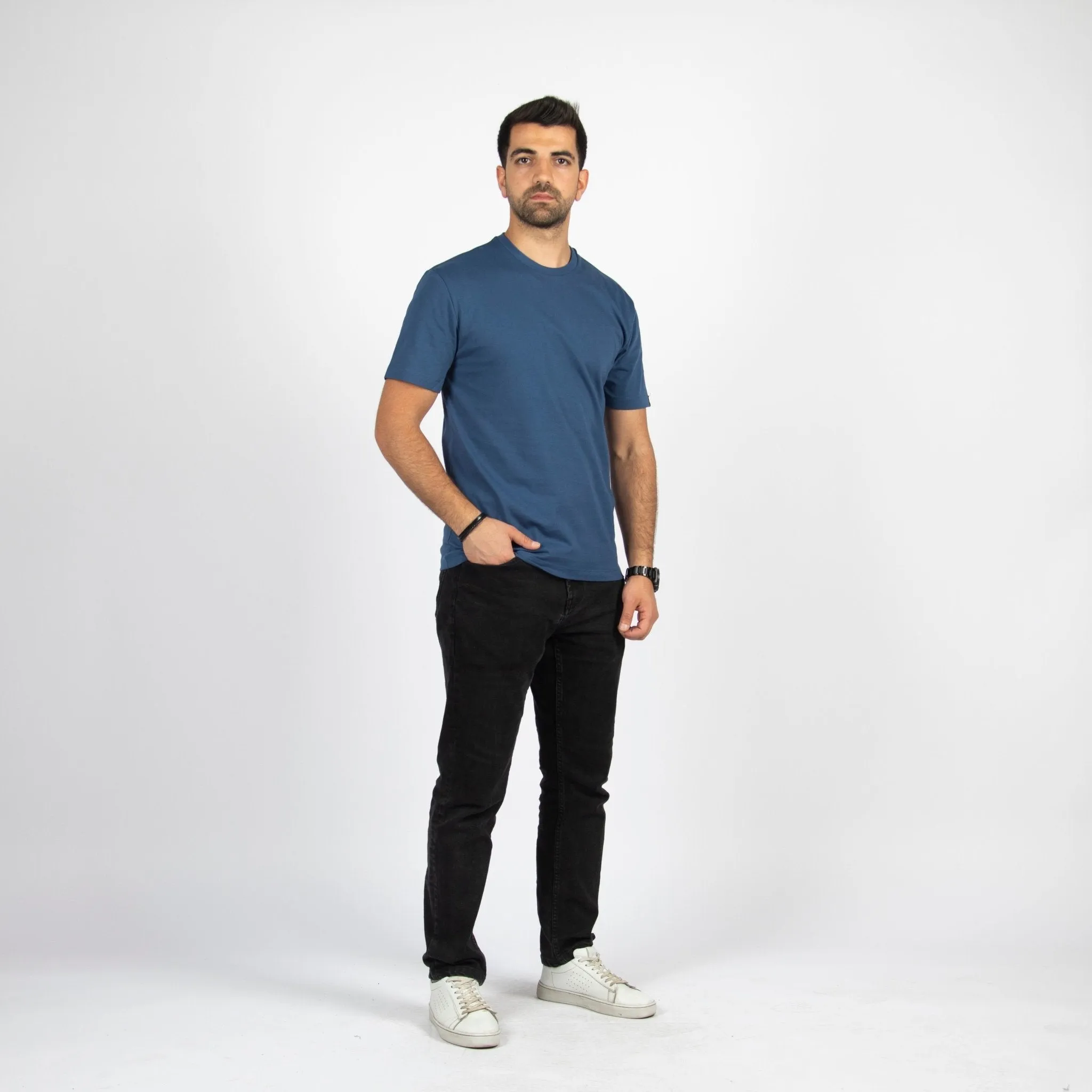 Burnt Navy Blue | Basic Cut T-shirt