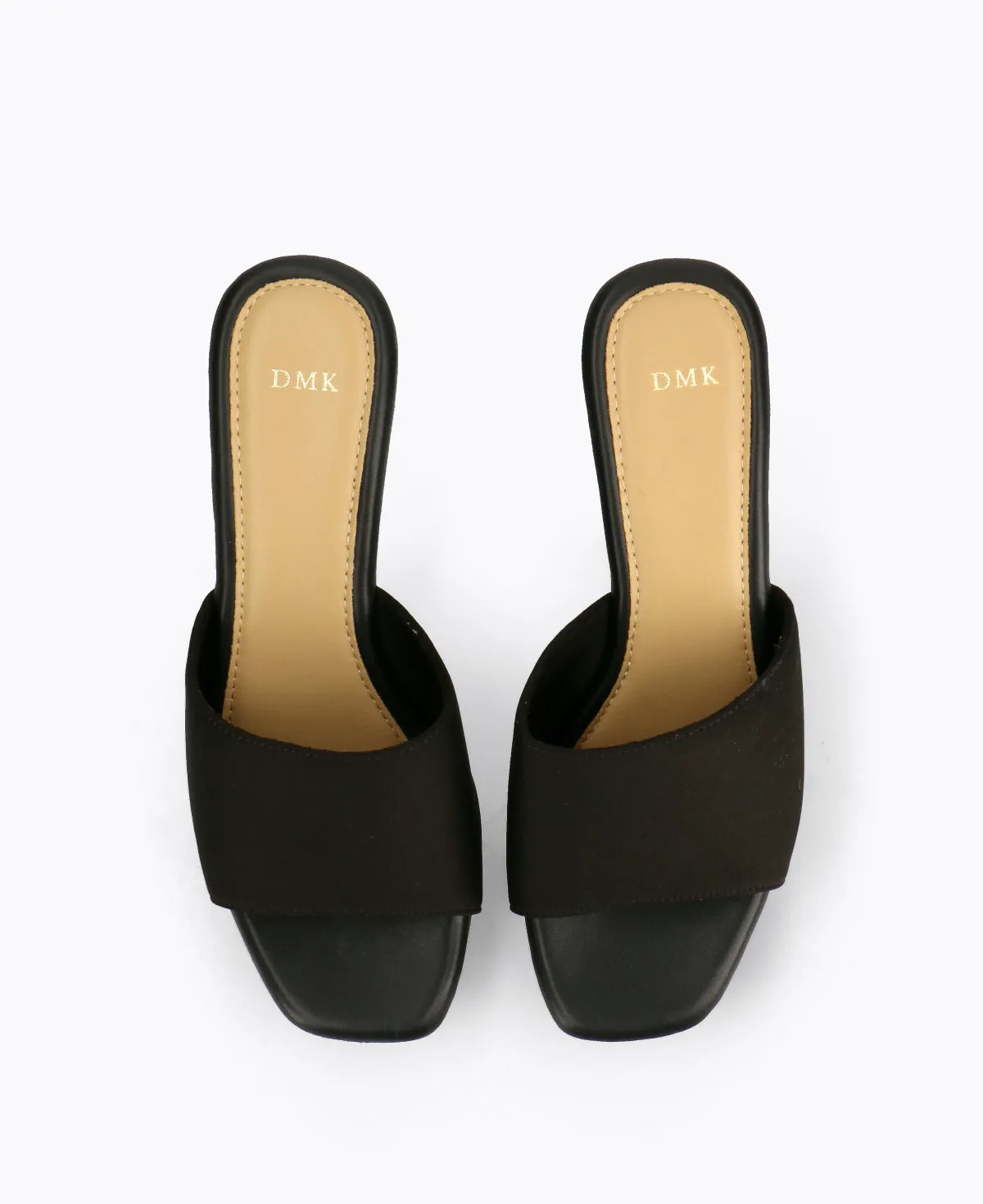 Capri Platform Heel Sandals - Black