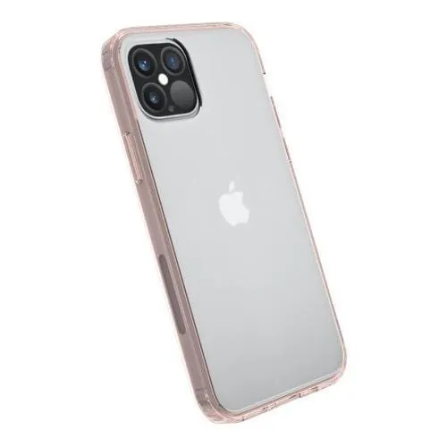 Clear Rose Gold Hard Shell Case - iPhone 12 Pro Max