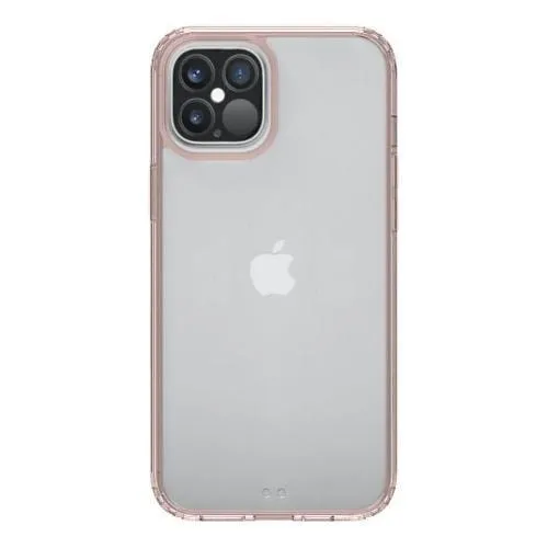 Clear Rose Gold Hard Shell Case - iPhone 12 Pro Max