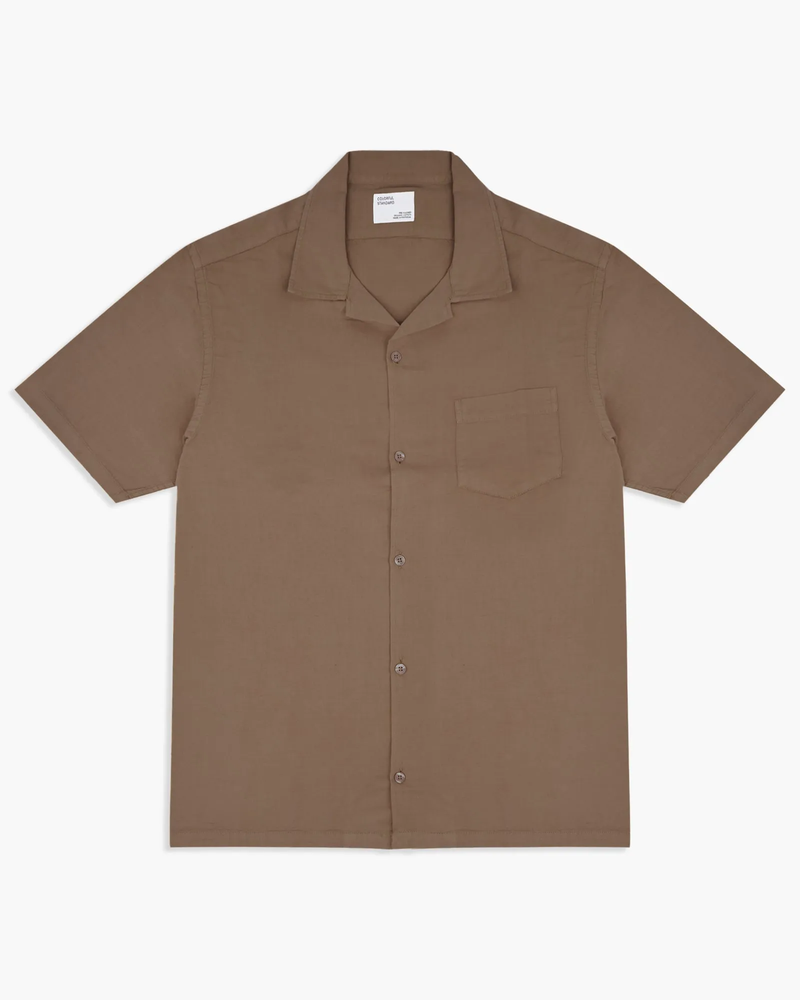 Colorful Standard Linen Shirt - Cedar Brown