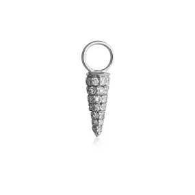 Diamond Spike Hoop Pendant