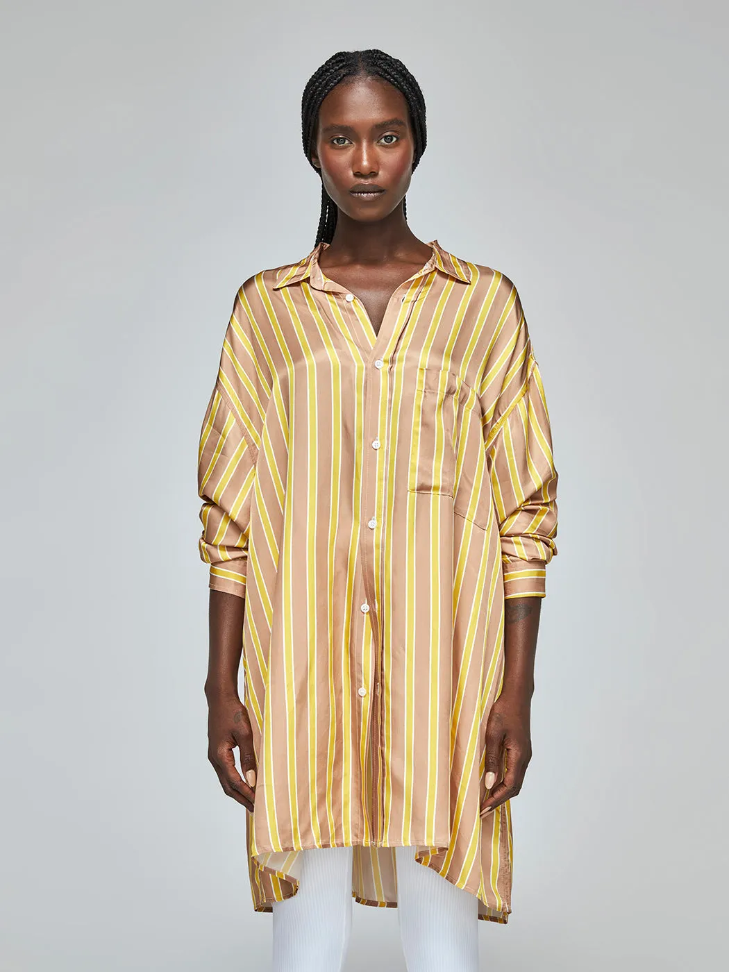 Dillon Shirt - Yellow/Nude