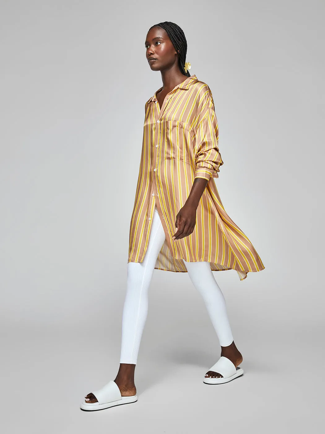 Dillon Shirt - Yellow/Nude