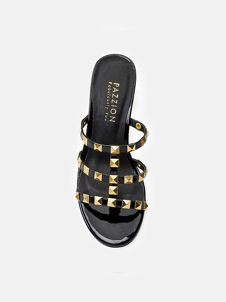 Dion Studded Slide Sandals