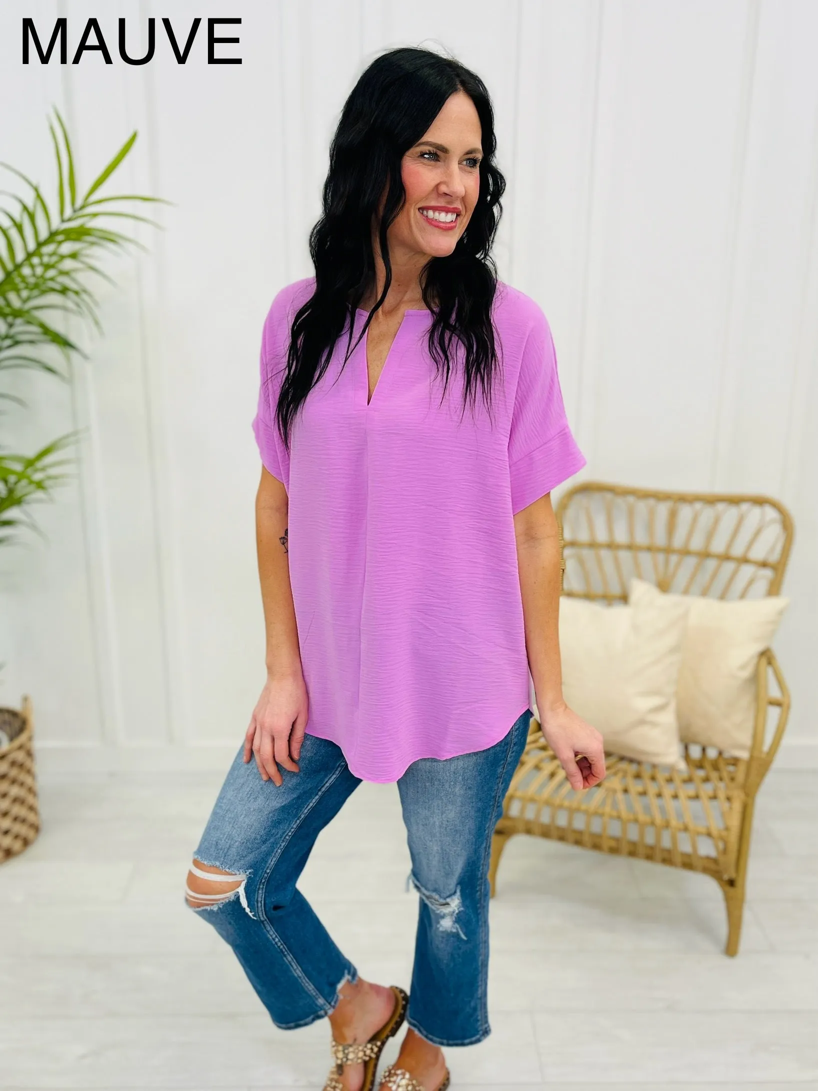 DOORBUSTER! REG/CURVY Beyond A Memory Top- Multiple Colors!