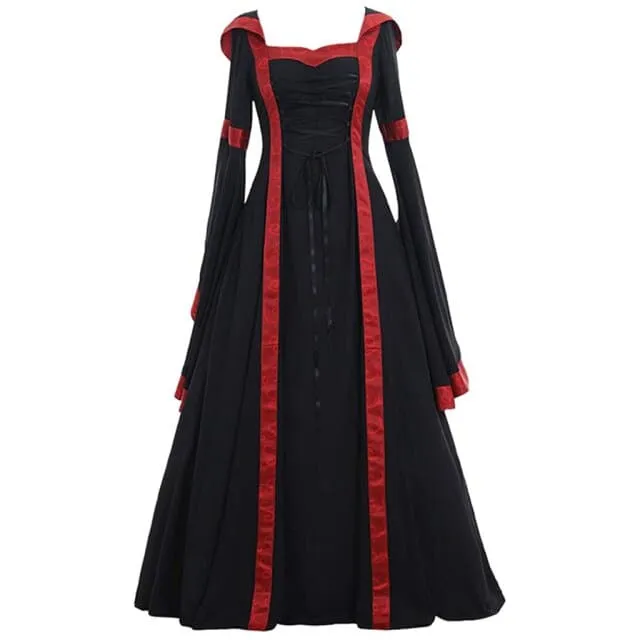 DressBetty - Vintage Gothic Renaissance Cosplay Party Long Gown Dress