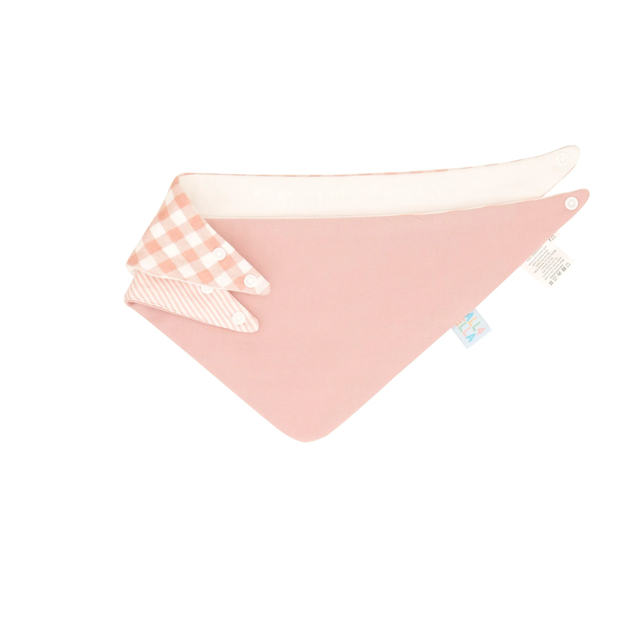 Dribble Bandana Bib 2 Pack - Gingham Strawberry