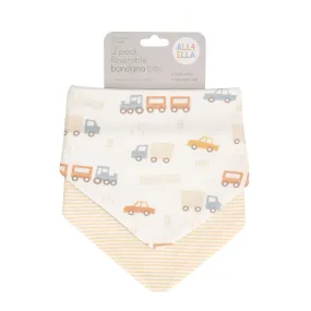 Dribble Bandana Bib 2 Pack - Trucks