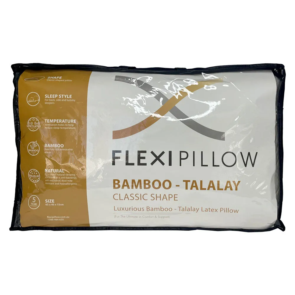 Flexi Pillow - Talalay Bamboo Latex Classic Pillow