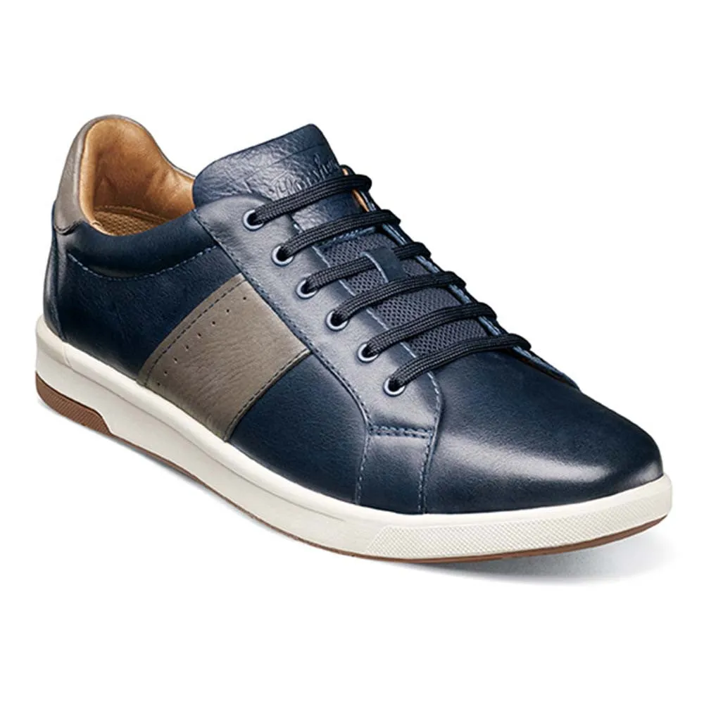 Florsheim Crossover Navy Leather Men’s Lace to Toe Sneaker