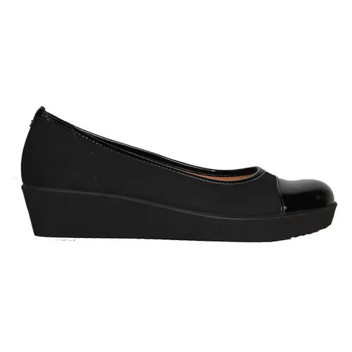 Gabor Fabric Wedge Pumps - 76.471 - Black