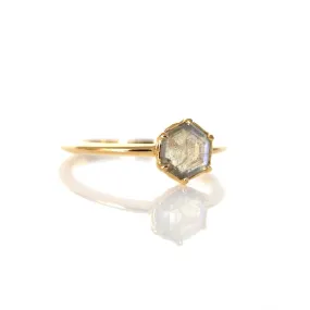 GRACE RING LABRADORITE & GOLD