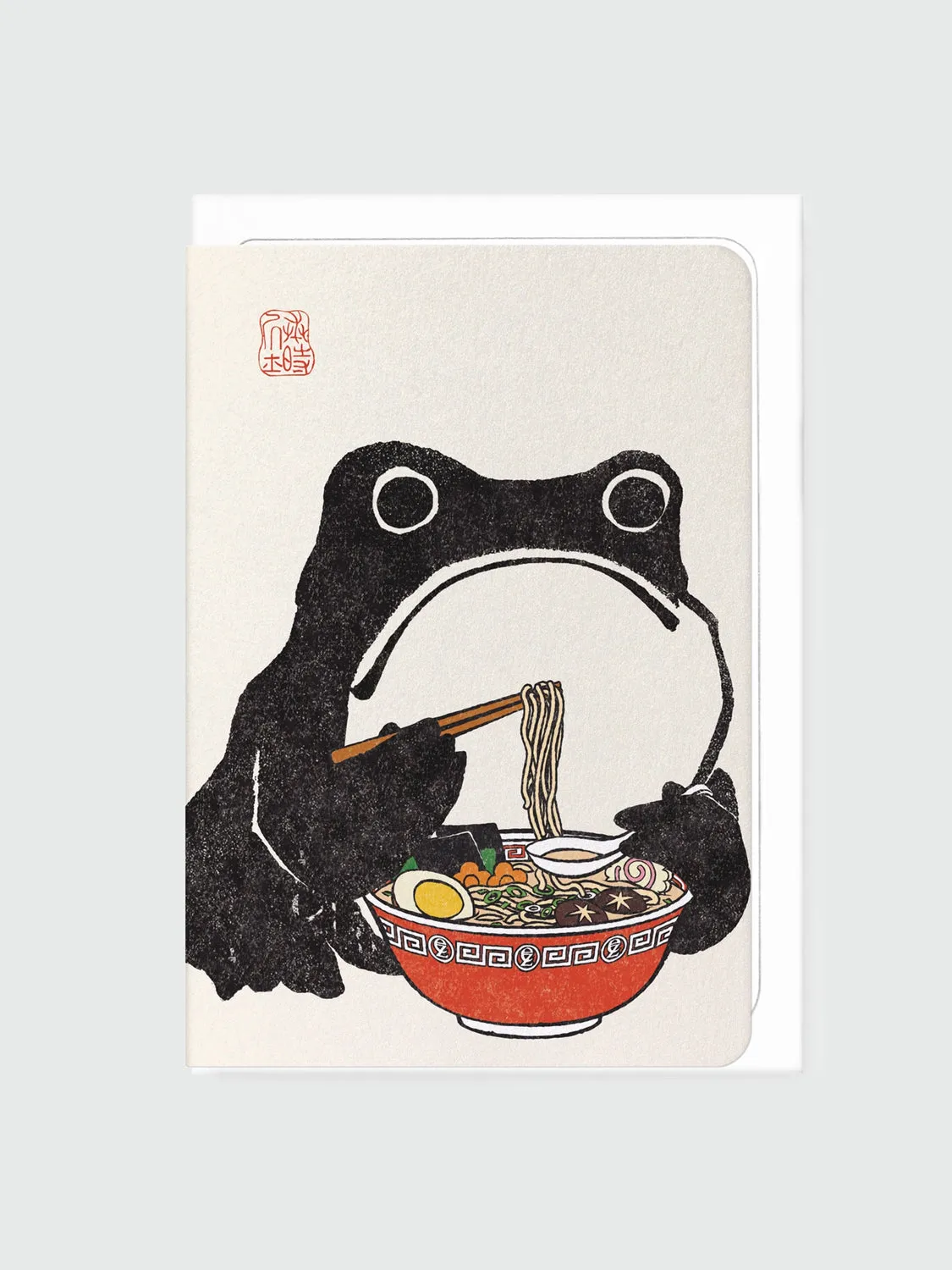 Greeting Card - Ramen Frog