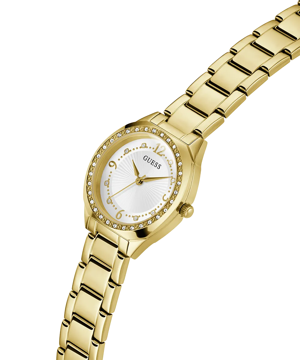 GUESS Ladies Gold Tone Analog Watch