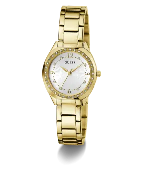 GUESS Ladies Gold Tone Analog Watch