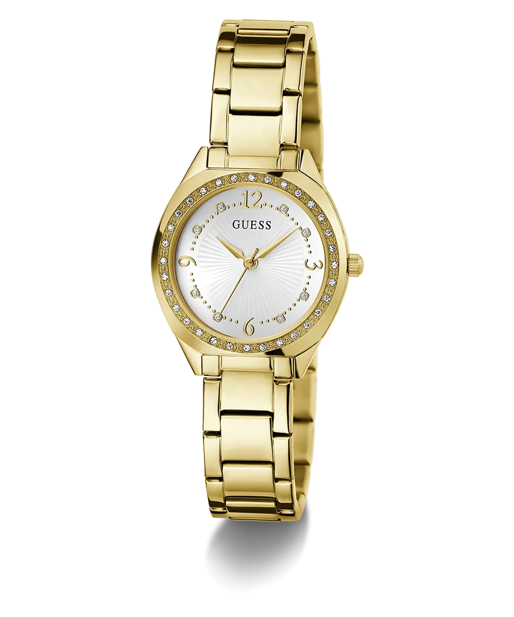 GUESS Ladies Gold Tone Analog Watch