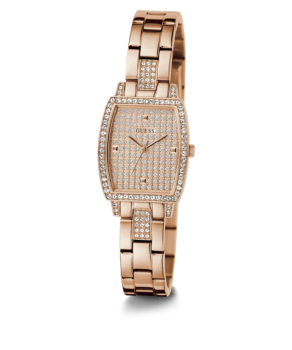 GUESS Ladies Rose Gold Tone Analog Watch