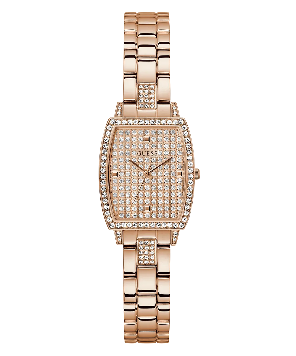 GUESS Ladies Rose Gold Tone Analog Watch