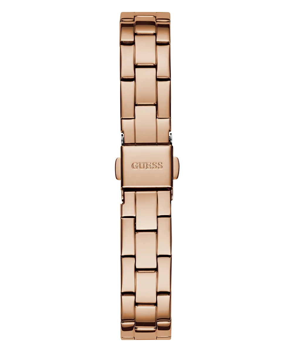 GUESS Ladies Rose Gold Tone Analog Watch