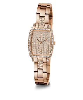 GUESS Ladies Rose Gold Tone Analog Watch