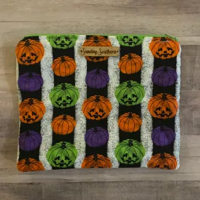 Halloween Stripes Medium Zipper Bag