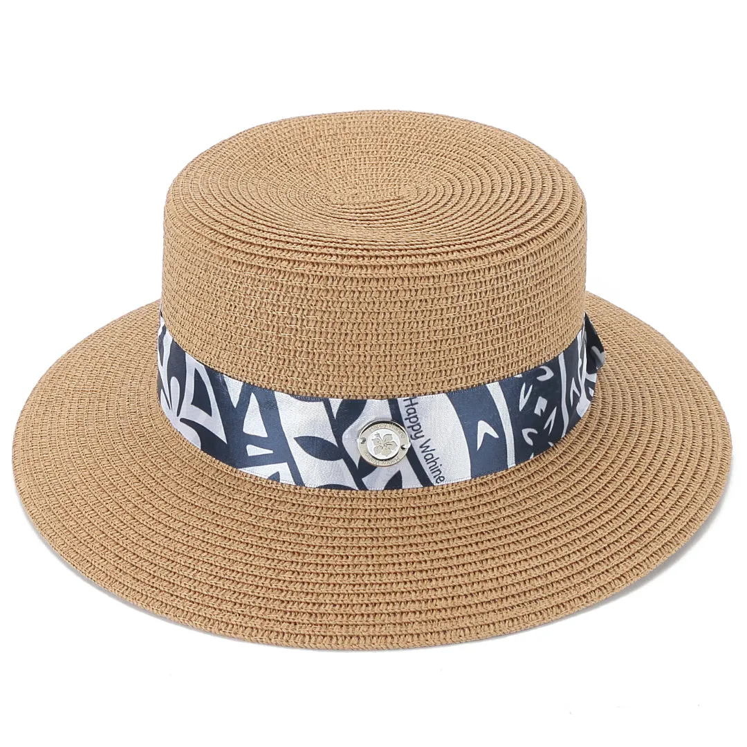 Hat Lily Brown Tapa Navy