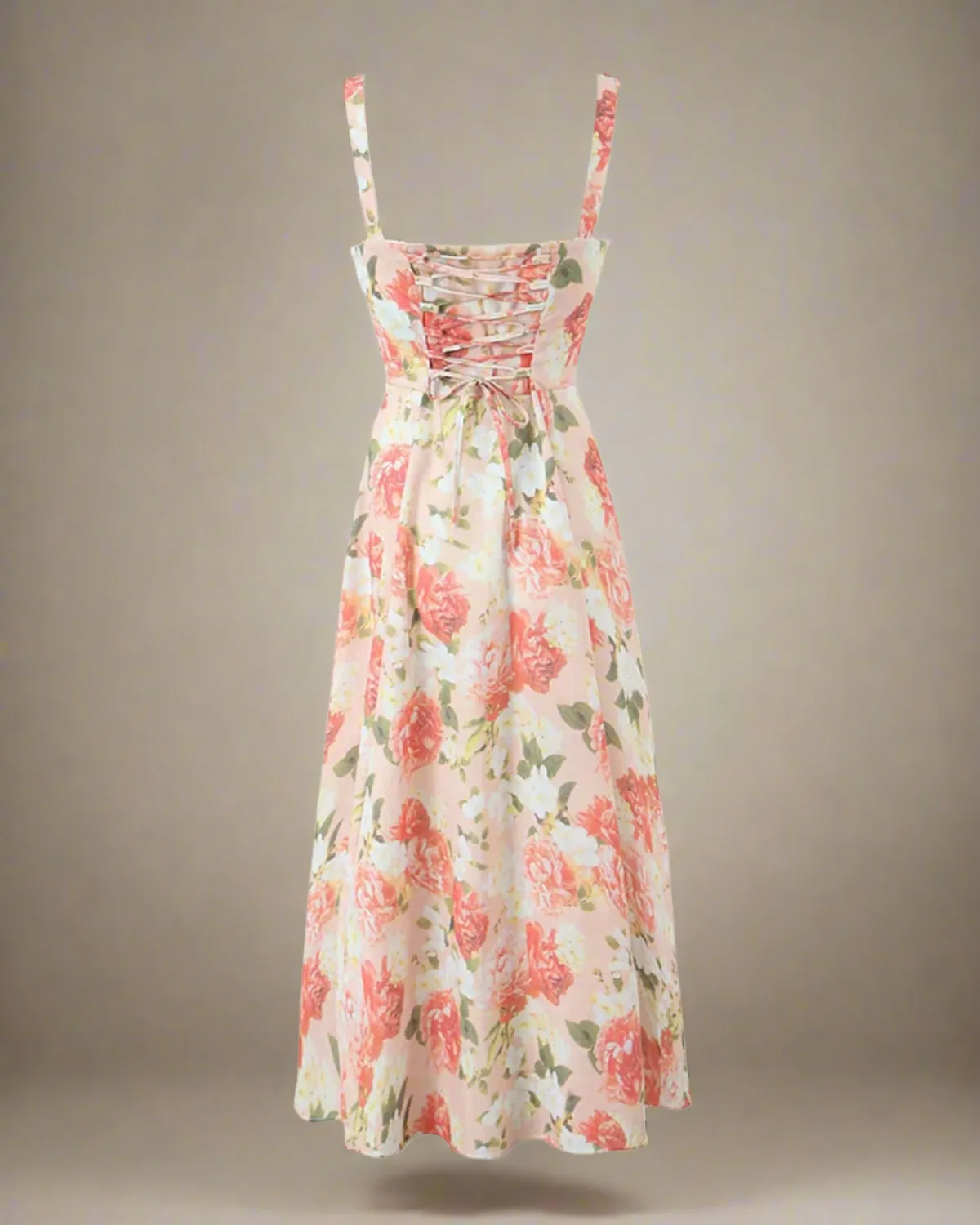 Heidi Peony Summer Floral Milkmaid Dress