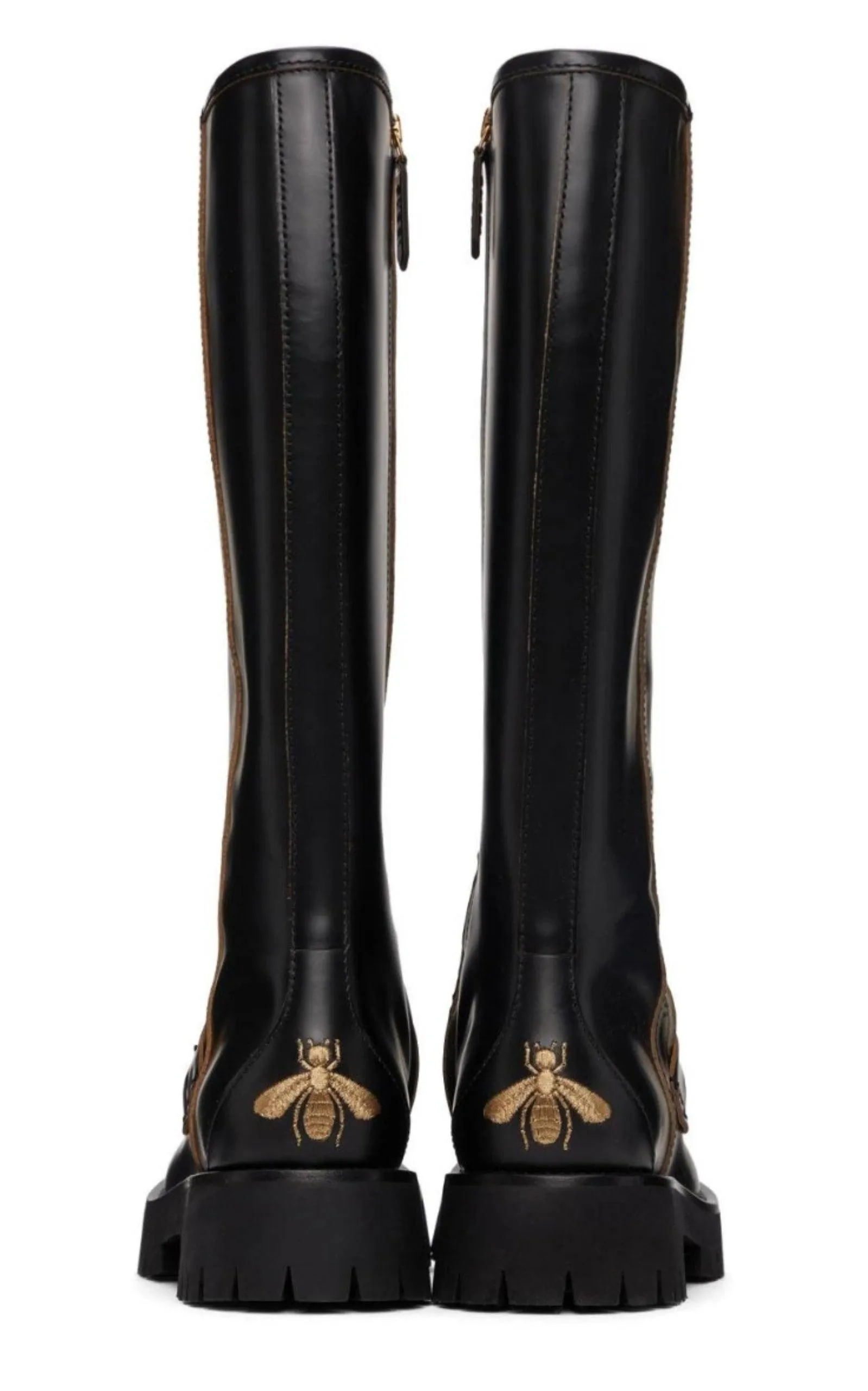 Horsebit Detail Knee-high Boots