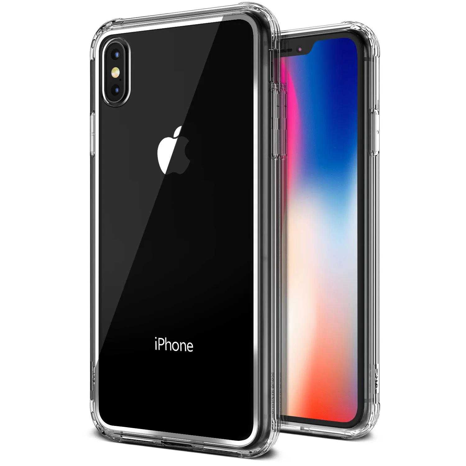 iPhone X / Xs Case Crystal Chrome Clear