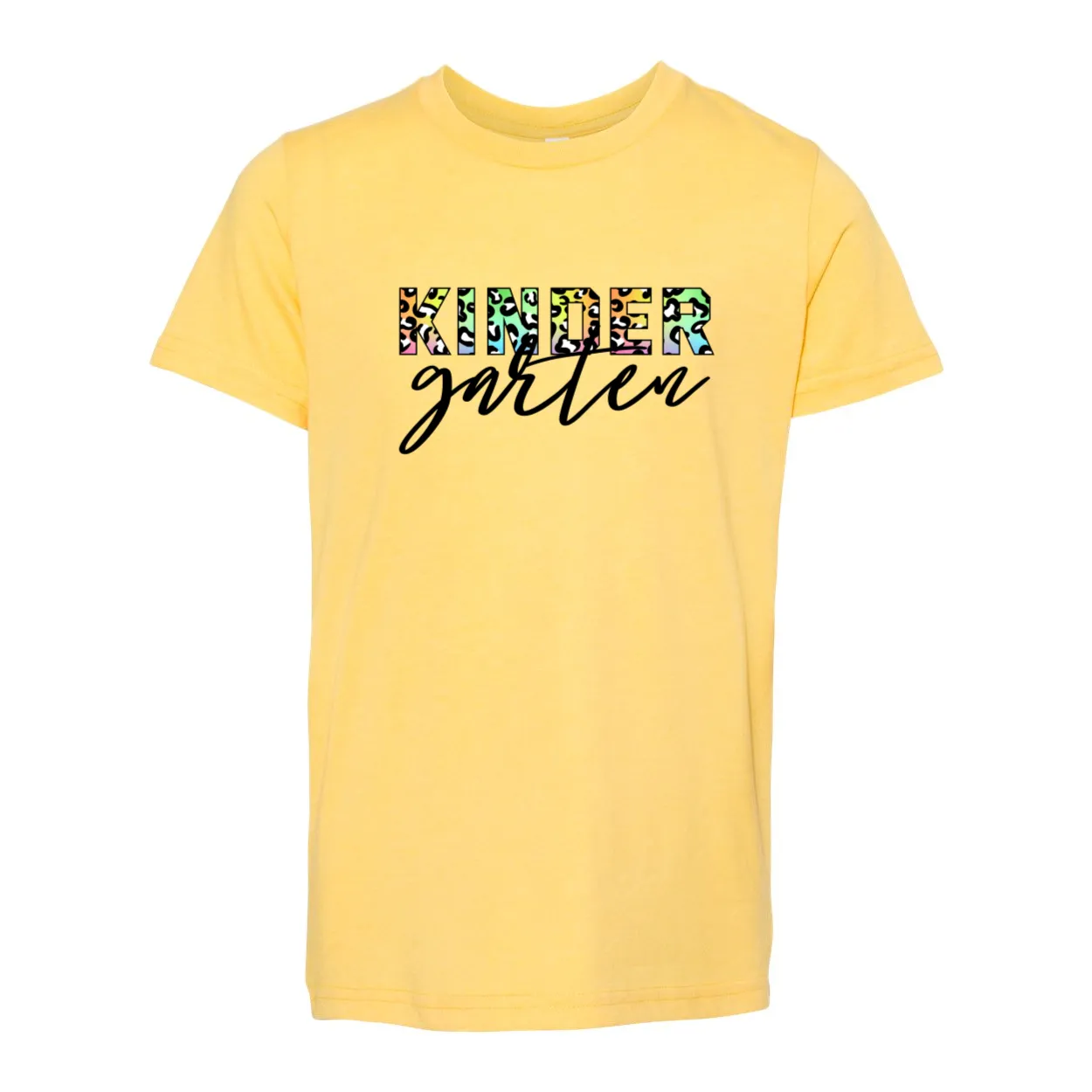 Kindergarten YOUTH Animal Print Soft Tee